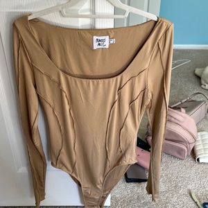 Princess Polly Tan Body Suit